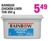 Rainbow Chicken Liver Tub-250g Each