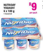 Nutriday Yoghurt -6X100gm Per Pack 