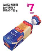 Sasko White Sandwich Bread-700gm Each