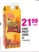 Liqui Fruit Juice Assorted-2L Each
