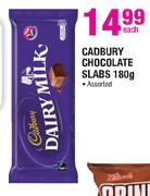 Cadbury Chocolate Slabs-180g Each