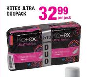 Kotex Ultra Duopack-Per Pack