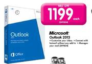 Microsoft Outlook 2013-Each