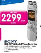 Sony ICD-SX713 Digital Voice Recorder