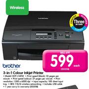 Brother 3-In-1 Colour Inkjet Printer(DCP-J140W)-Each