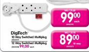 Digitech 10 Way Switched Multiplug Each