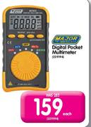Major Digital Pocket Multimeter Each