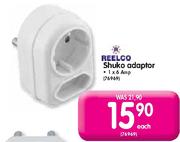 Reelgo Shuko Adaptor-1x6 Amp Each