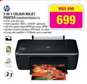 HP 3-IN-1 Colour Inkjet Printer(INKADVANTAGE2515)