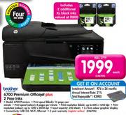 Brother 6700 Premium Officejet Plus 2 Free Inks-Each