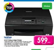 Brother 3-In-1 Colour Inkjet Printer-Each