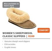 Women's Sheepswool Classic Slippers