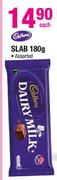 Cadbury Slab Assorted-180g Each