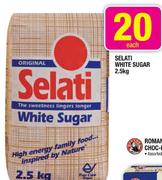 Selati White Sugar-2.5Kg Each