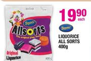 Liquorice All Sports-400g Each