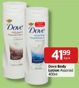 Dove Body Lotion - 400ml Each