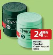 Ingrams Camphor Cream Assorted - 500ml Each
