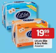 Lil Lets Slim & Dry Pads -Each