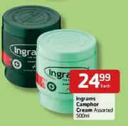 Ingrams Camphor Cream Assorted-500ml Each
