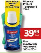 Plax Mouthwash Value Pack-500ml + 250ml Each