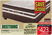 Restonic Everest 152cm Bed Set