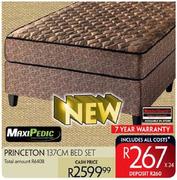 Maxi Pedic Princeton 137cm Bed Set
