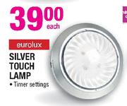Eurolux Silver Touch Lamp Time Settings-Each