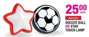 Eurolux Soccer Ball Or Star Touch Lamp-Each