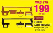 Wildberry 5 Piece Bathroom Set