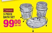 Wildberry 3 Piece Bath Set