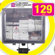 Simple Choice 2 x 20W Energy Saving Flooding-Each
