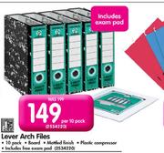 Lever Arch Files-Per 10 Pack