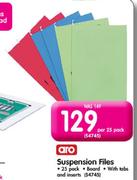 Aro Suspension Files-Per 25 Pack