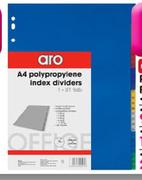 Aro Polypropylene File Dividers-5 Tab