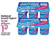 Parmalat Smooth Yoghurt-6 x 100gm