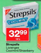 Strepsils Lozenges Coolmint/Strawberry-16's