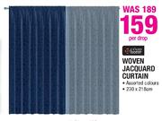 Always Home Woven Jacquard Curtains-Per Drop