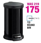 Mainstays 12L Round Bin