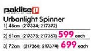 Paklite Urbanlight Spinner-72cm