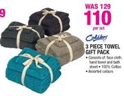 Colilori 3 Piece Towel Gift Pack-Per Set