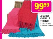 Aranda Chenille Throws-Each