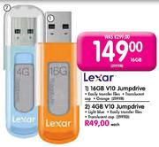 Lexar 4GB V10 Jumpdrive Each