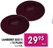 Lamberet Size 11/12 Plain-Each