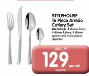 Stylehouse 16 Piece Arredo Cutlery Set-Per Set