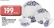 Rosa 16 Piece Dinner Set-Per Set