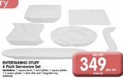Entertaining Stuff 6 Pack Serveware Set-Per Set
