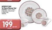 Moroccan 16 Piece Dinner Set-Per Set