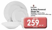 Russell Hobbs 16 Piece Provencal Dinner Set-Per Set