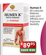 Humex K Capsules-60's