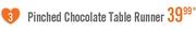 Pinched Chocolate Table Runner